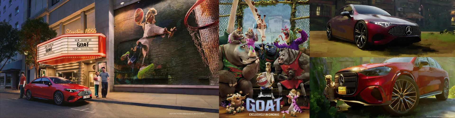 Mercedes partenaire officiel du nouveau film Sony Pictures Animation 