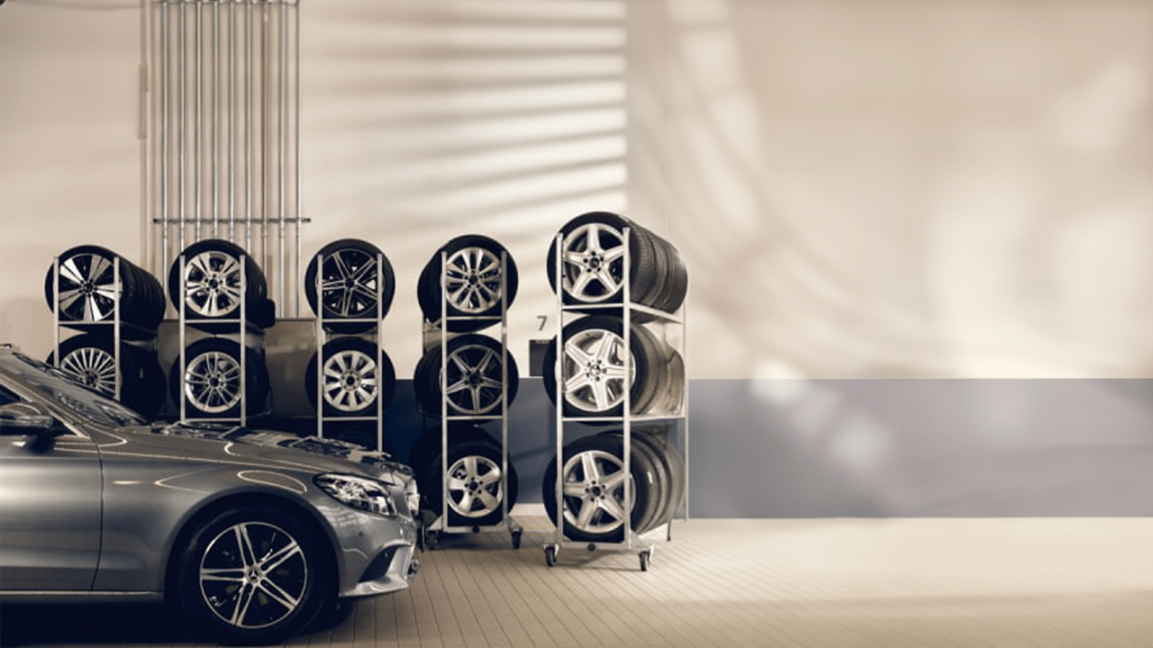 Hôtel à pneus Mercedes-Benz