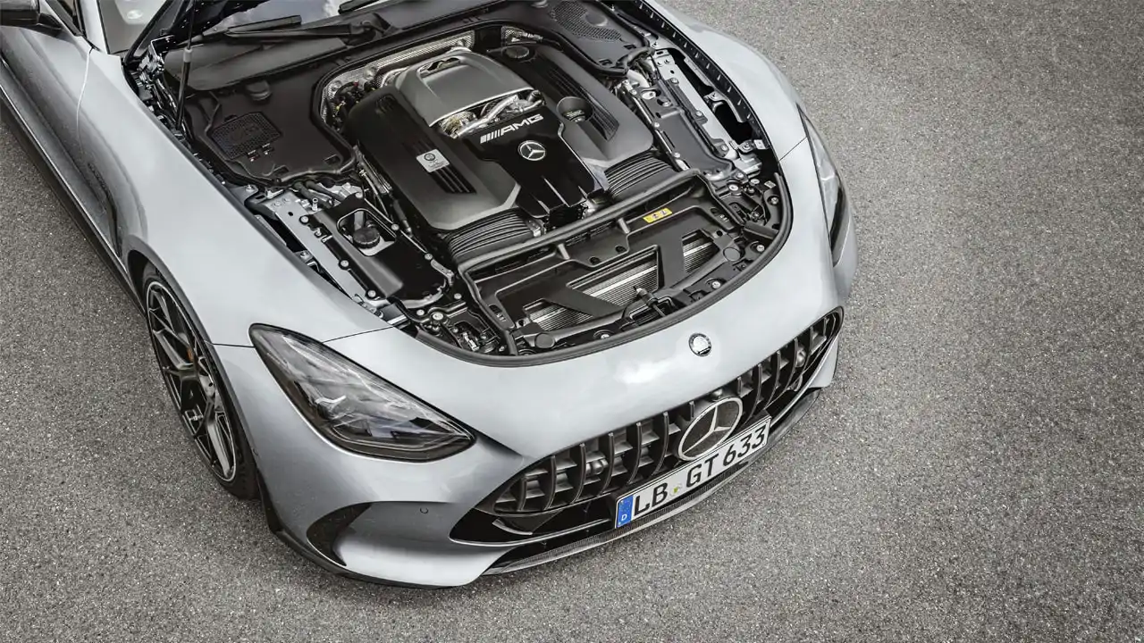 Moteur V8 biturbo de l'AMG GT 63