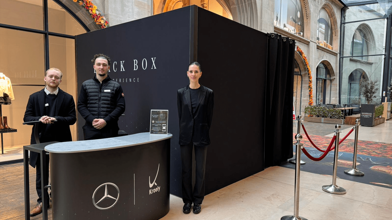 Black Box dans le hall de l'Aubette Strasbourg