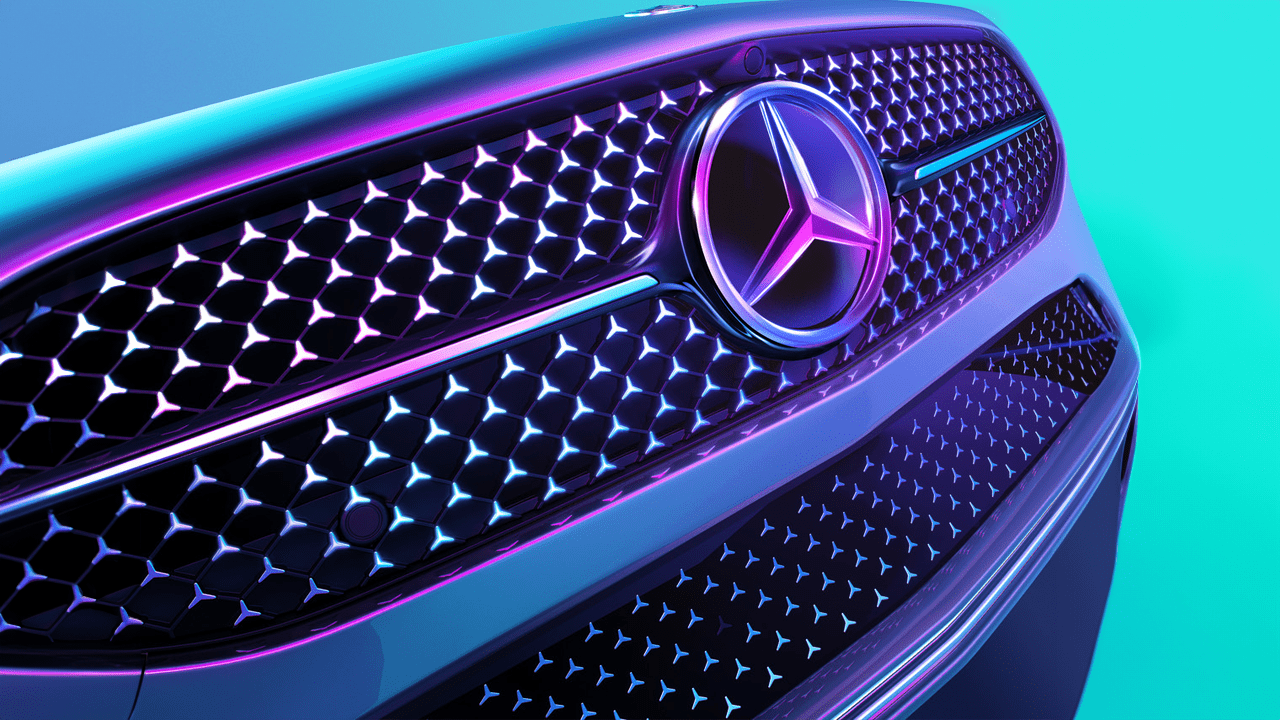 Calandre emblématique de Mercedes-Benz