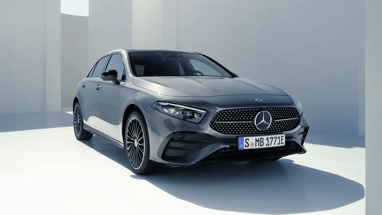 Classe A compacte avec finition grise