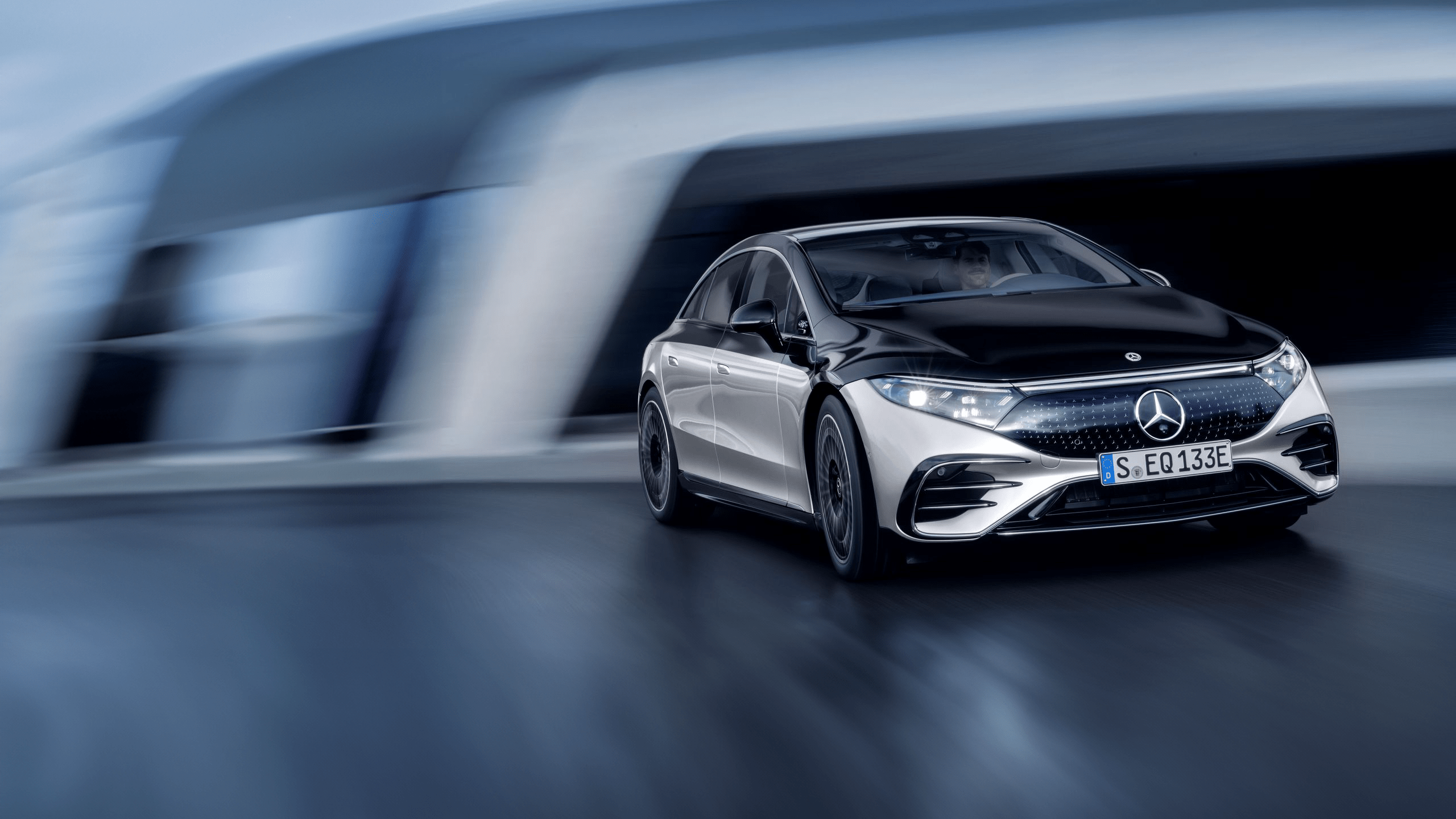 Mercedes-Benz EQS finition bicolore