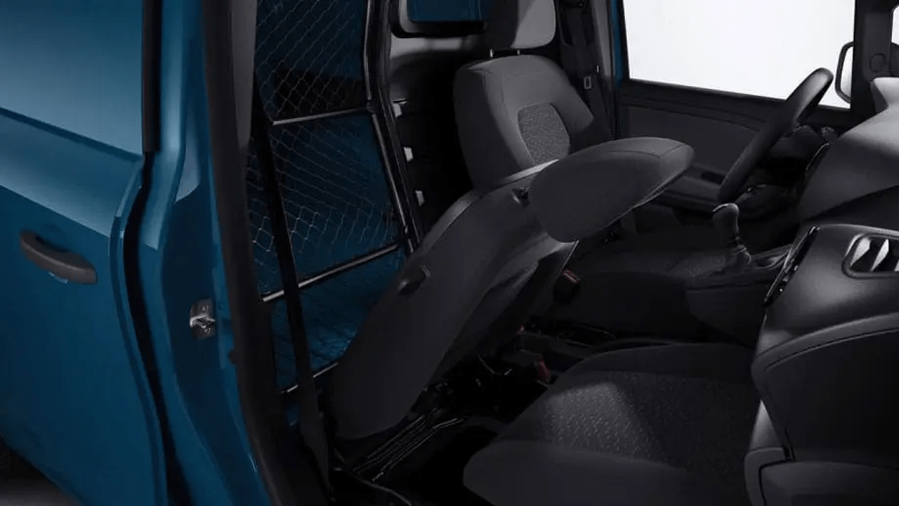 Sièges rabattables habitacle avant