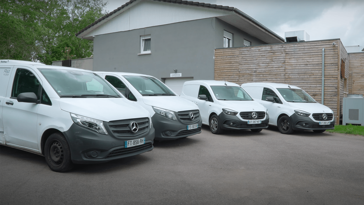 Flotte de eCitan commandée par Les Marmites de Cathy