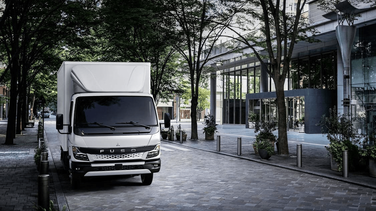 Fuso en livraison en centre-ville