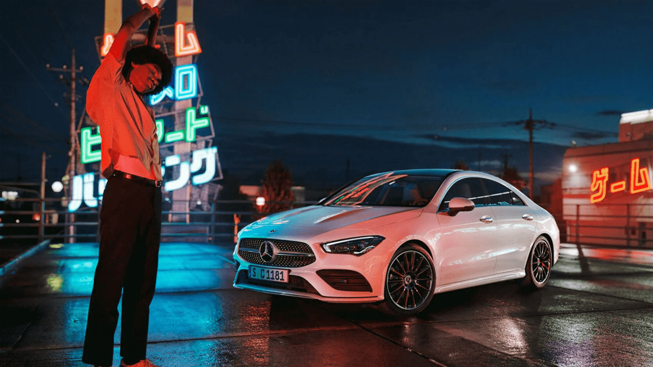 Mercedes Classe E en finition blanche