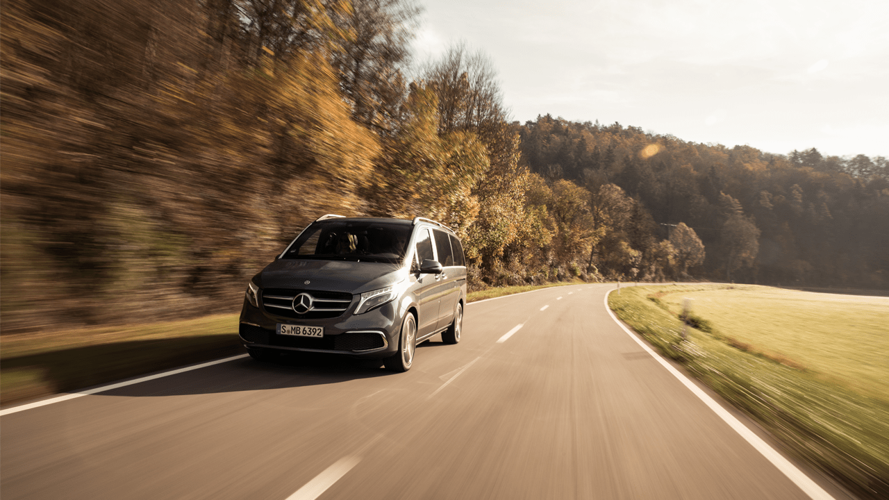 Marco Polo sur route en finition grise