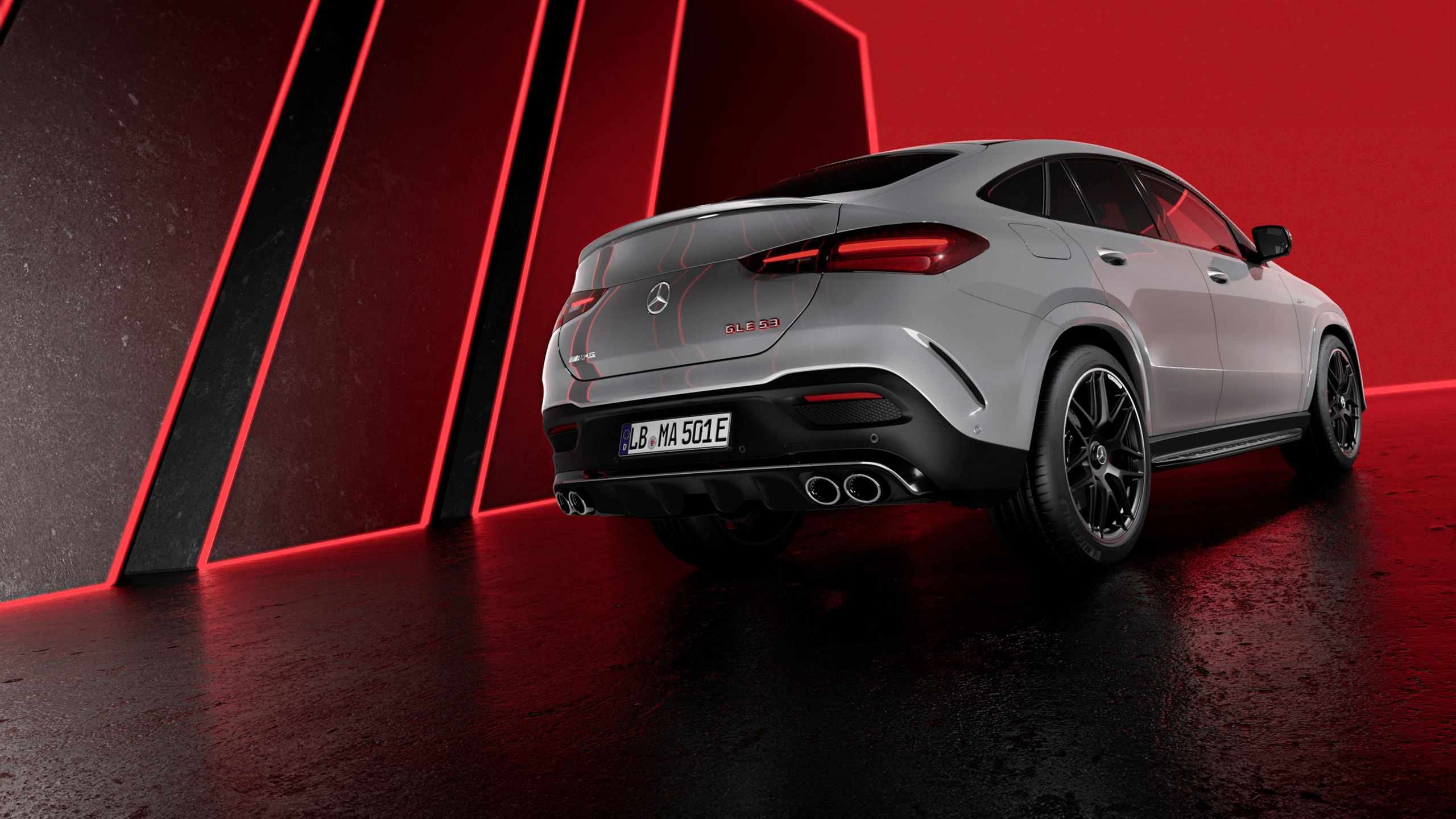 Mercedes-AMG 53 4MATIC GLE Coupé en finition grise