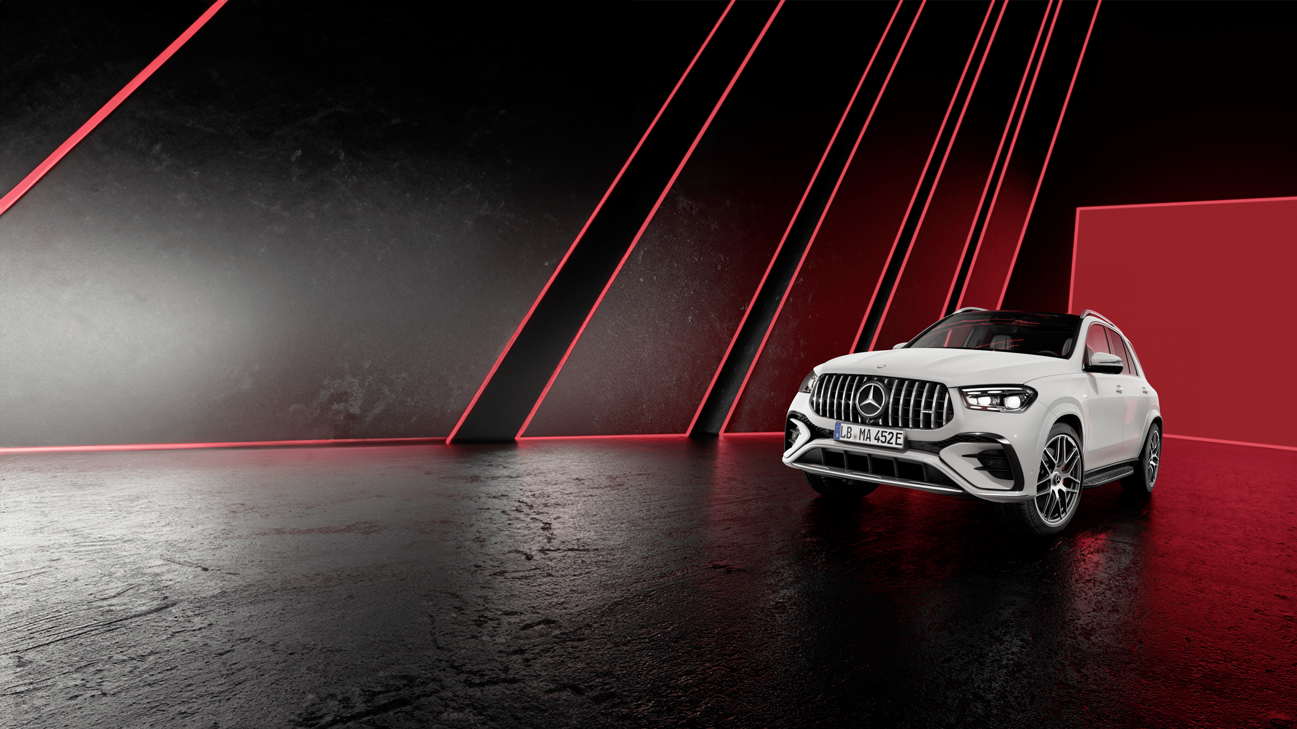 Mercedes-AMG GLE en finition blanc