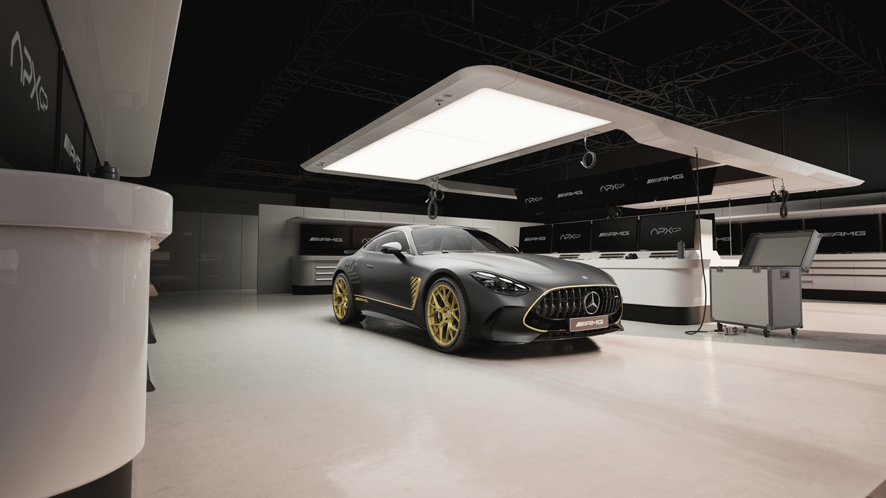 Mercedes AMG GT édition spéciale APXGP