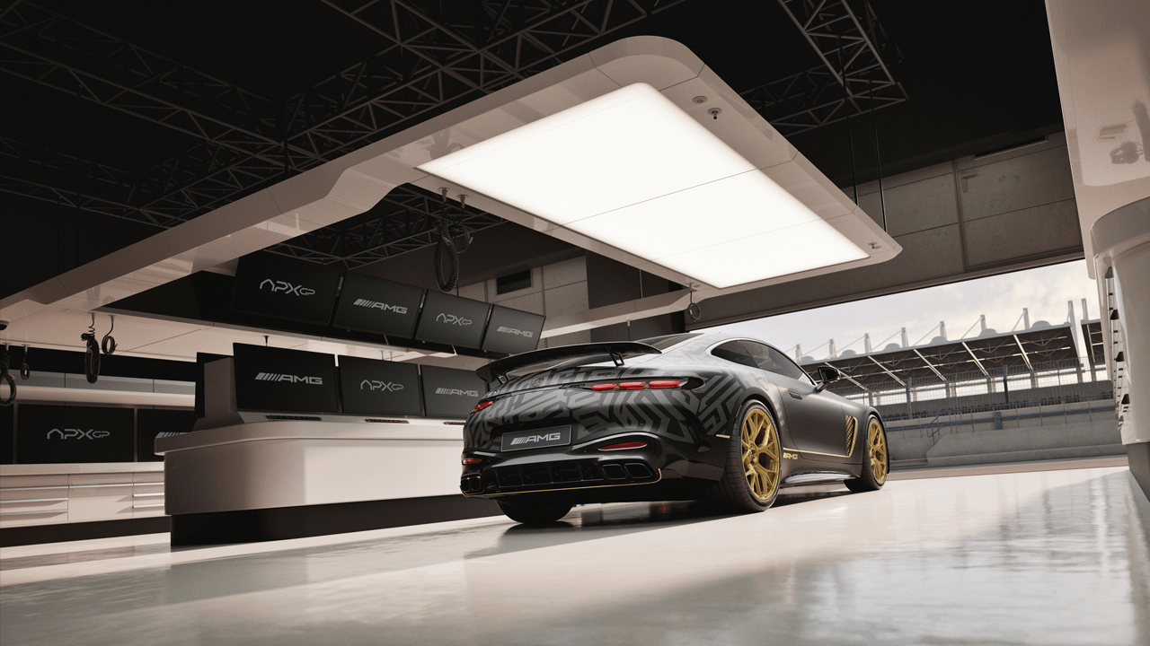 Face arrière de la Mercedes AMG GT édition spéciale