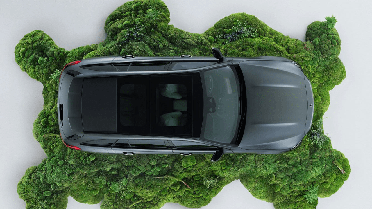 Mercedes Classe C Break vue du dessus