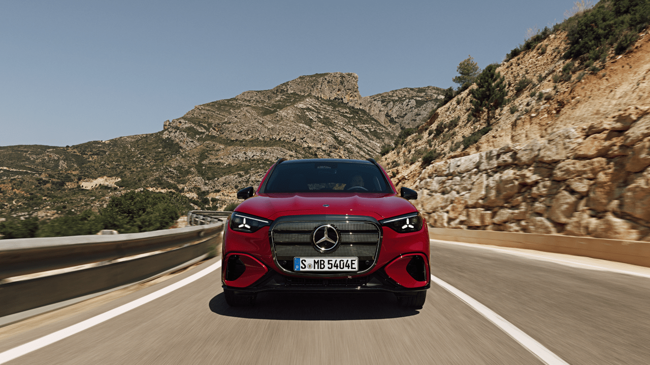 Face avant du Mercedes GLC