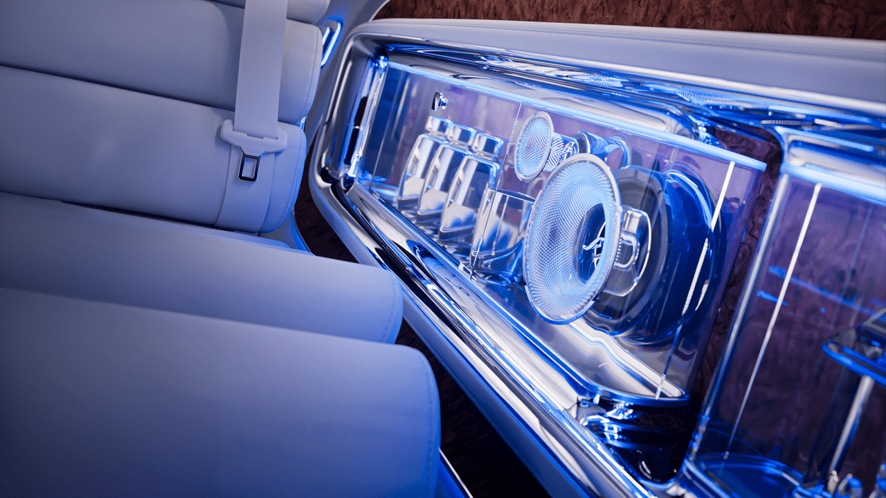 Système audio Dolby Atmos Mercedes Vision V