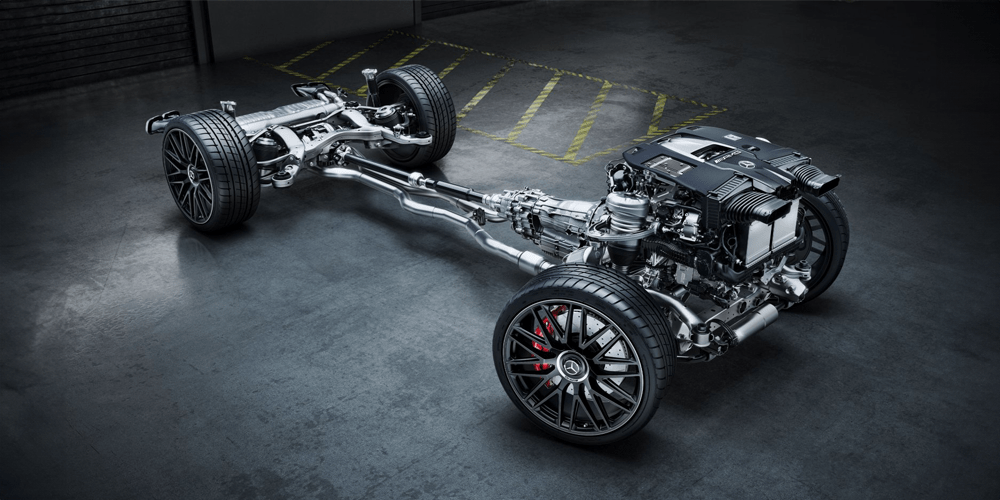 Châssis du Mercedes-Benz GLS