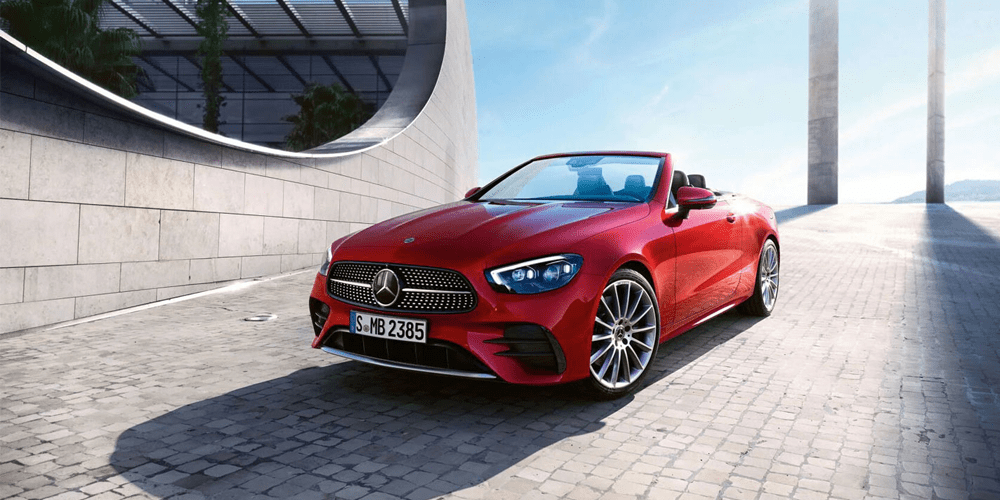 Classe E cabriolet rouge