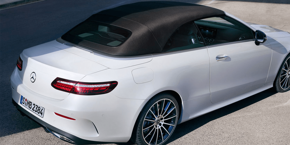 Classe E cabriolet blanche