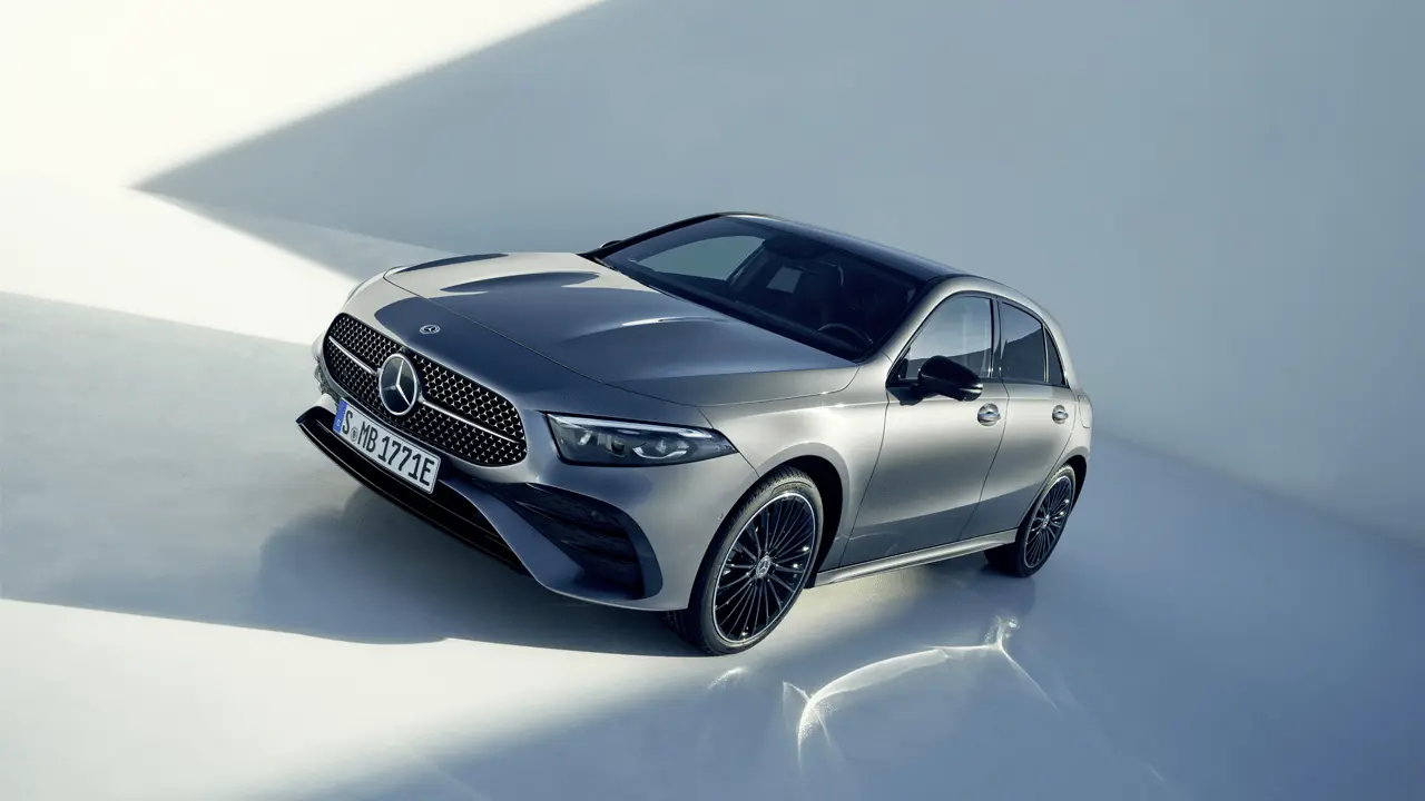 Classe A compacte avec finition grise