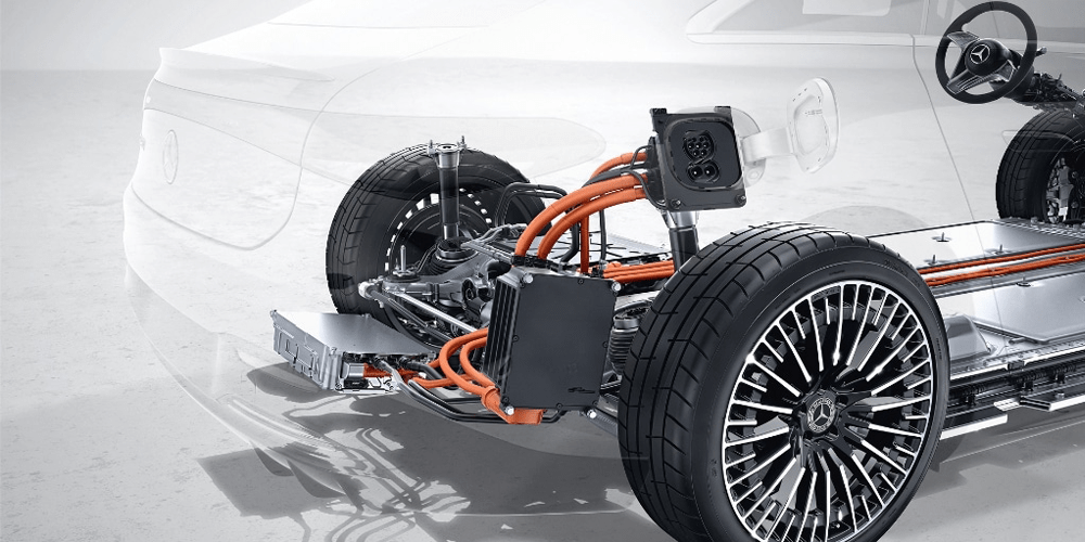 Schéma roues arrières EQS