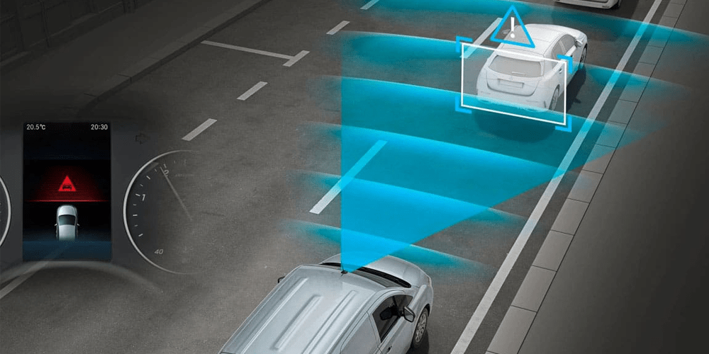 Schéma système d'assistance de conduite du Citan