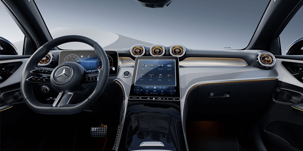 Vue habitacle avant GLC