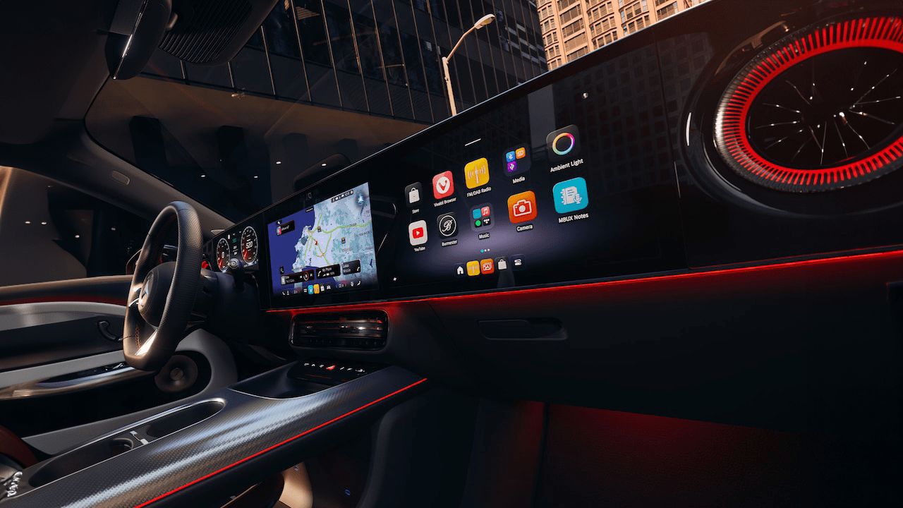 Superscreen du Mercedes CLA