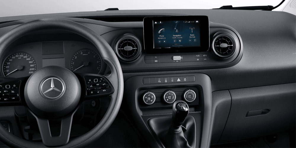 Vue tableau de bord Citan