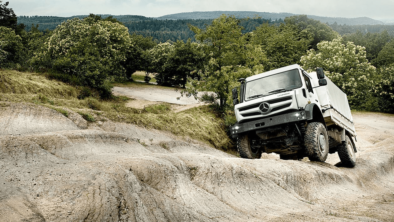 Démonstration Unimog tout-terrain
