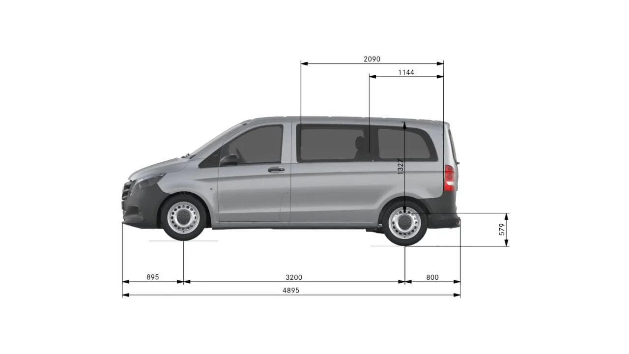 Dimensions du Vito compact