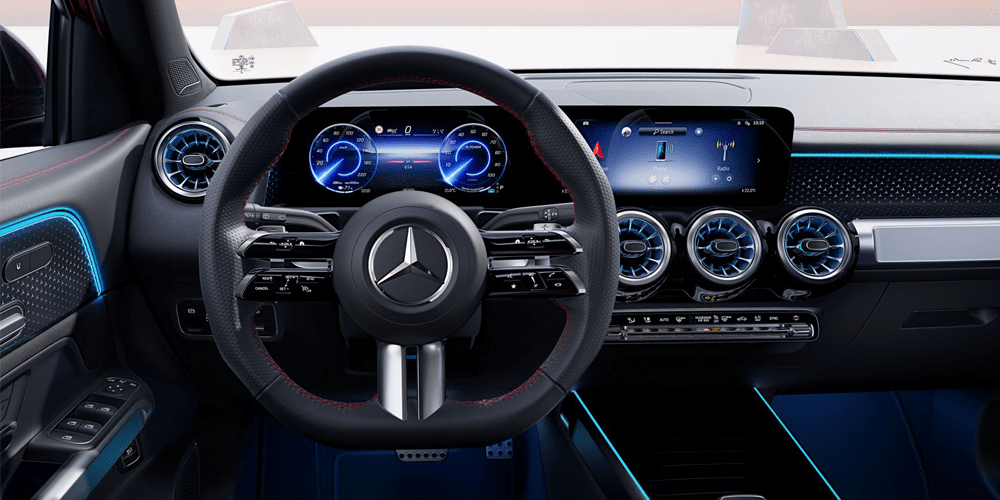 Vue côté conducteur de l'EQB