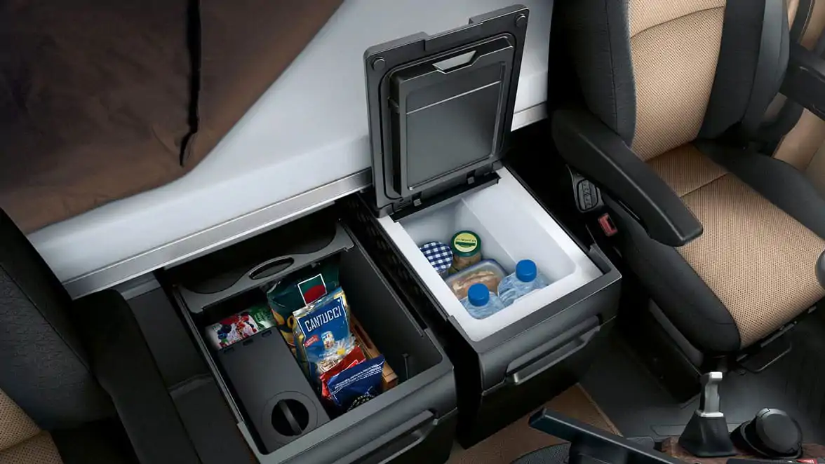 Rangements de l'habitacle de l'Actros