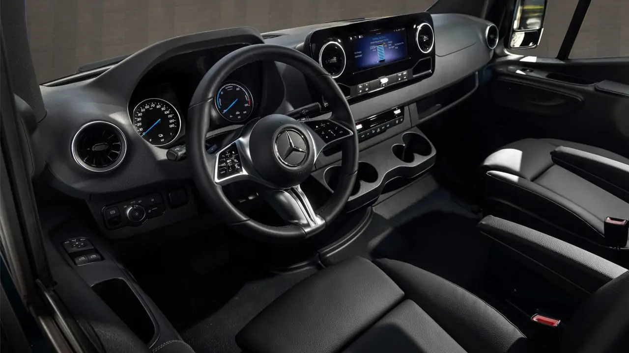 Habitacle du nouveau Mercedes eSprinter