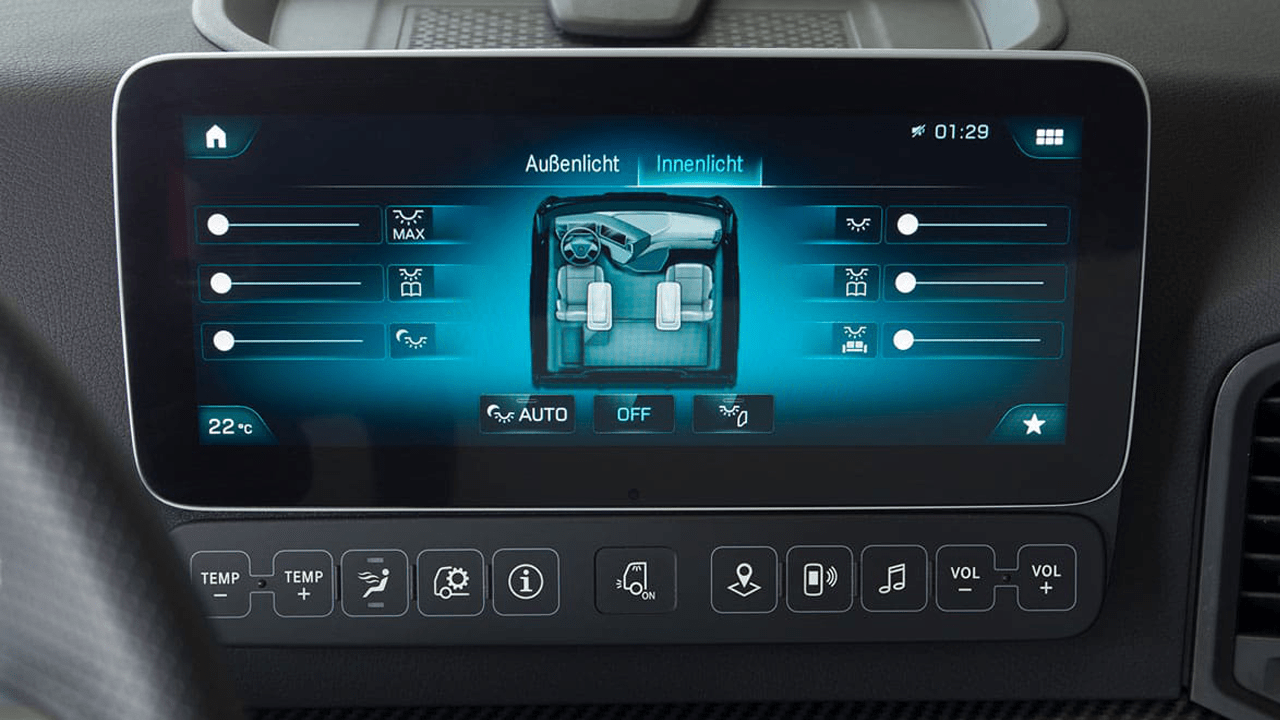 Aperçu écran multimédia de l'Actros
