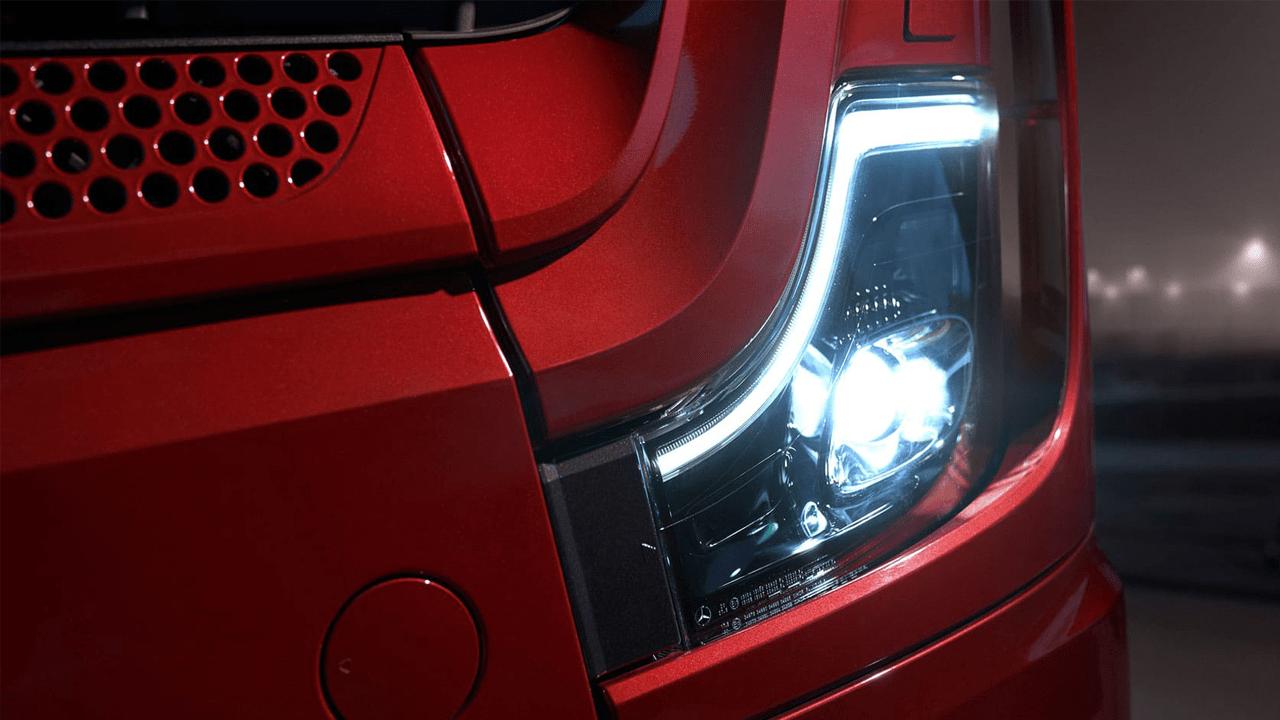 Phares LED du Mercedes Actros
