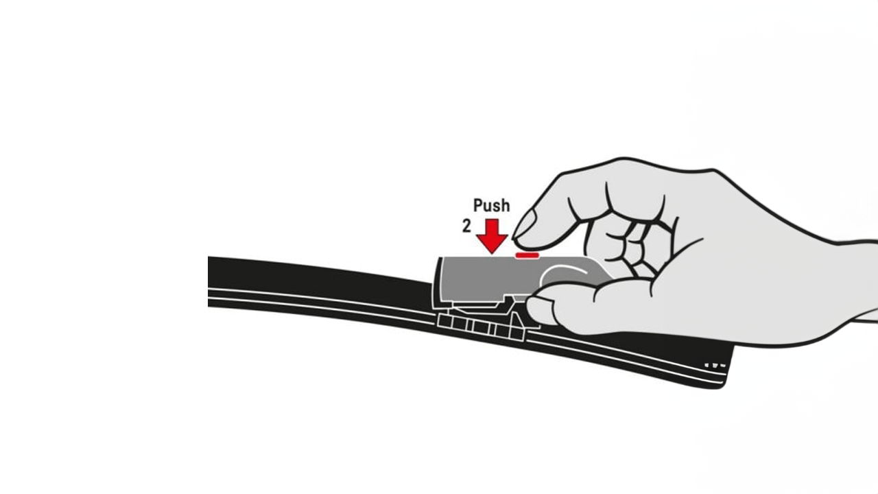 Schéma de démontage de l'essuie-glace