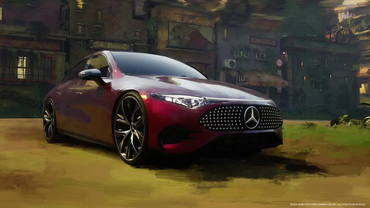 Mercedes CLA dans le film "Goat"