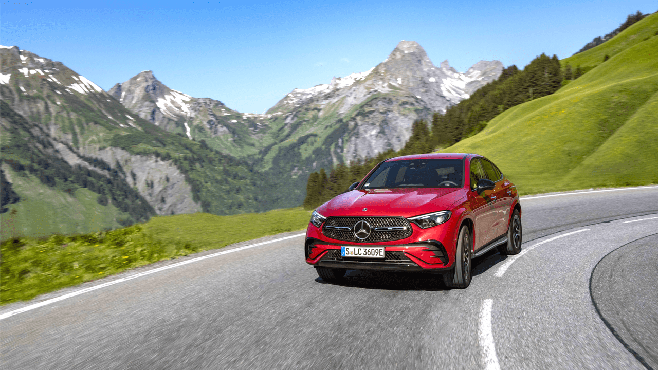 GLC sur route de montagne