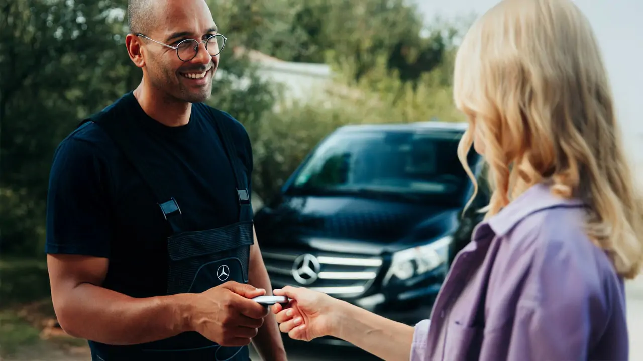Sprinter équipé du Mercedes Mobile Service