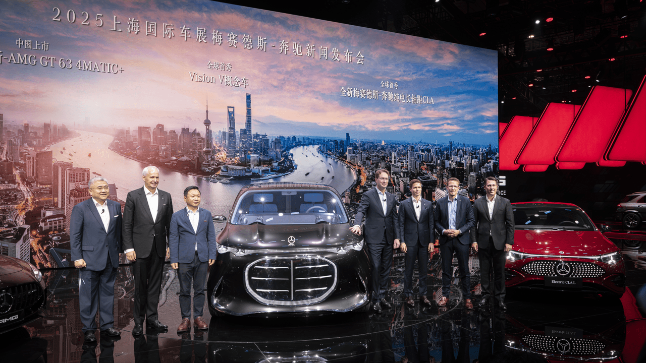 Présentation Mercedes Vision V à Shanghai
