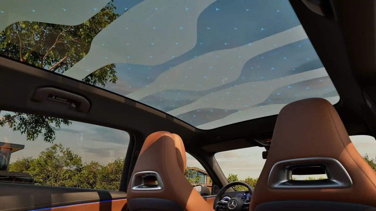 Nouveau toit panoramique SKY CONTROL du Mercedes GLC